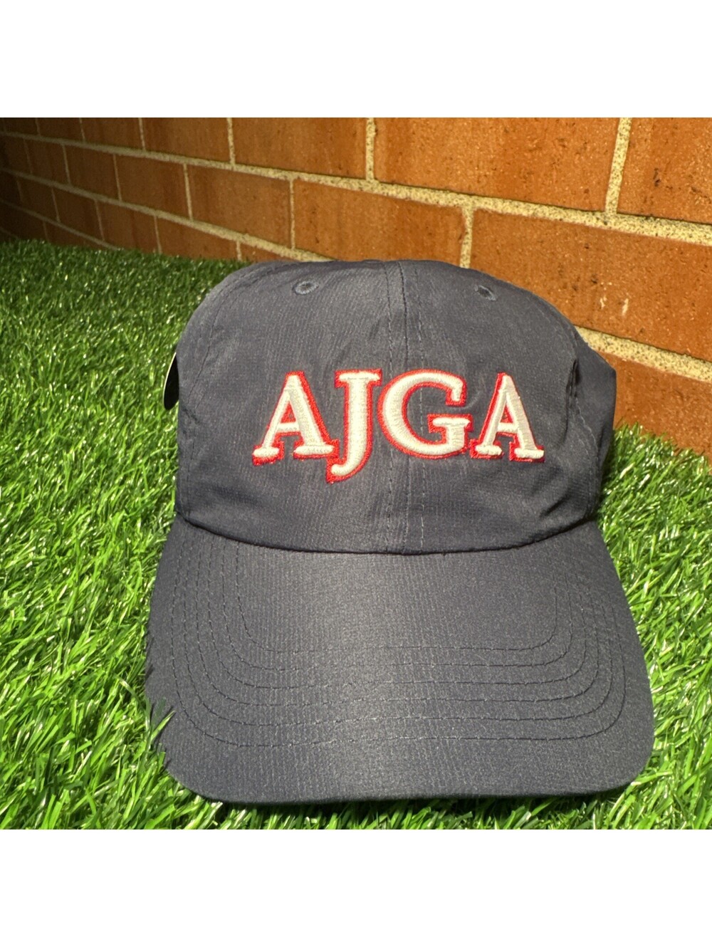 NWT AJGA Embroidered Logo Baseball Cap Adjustable Strap By Imperial